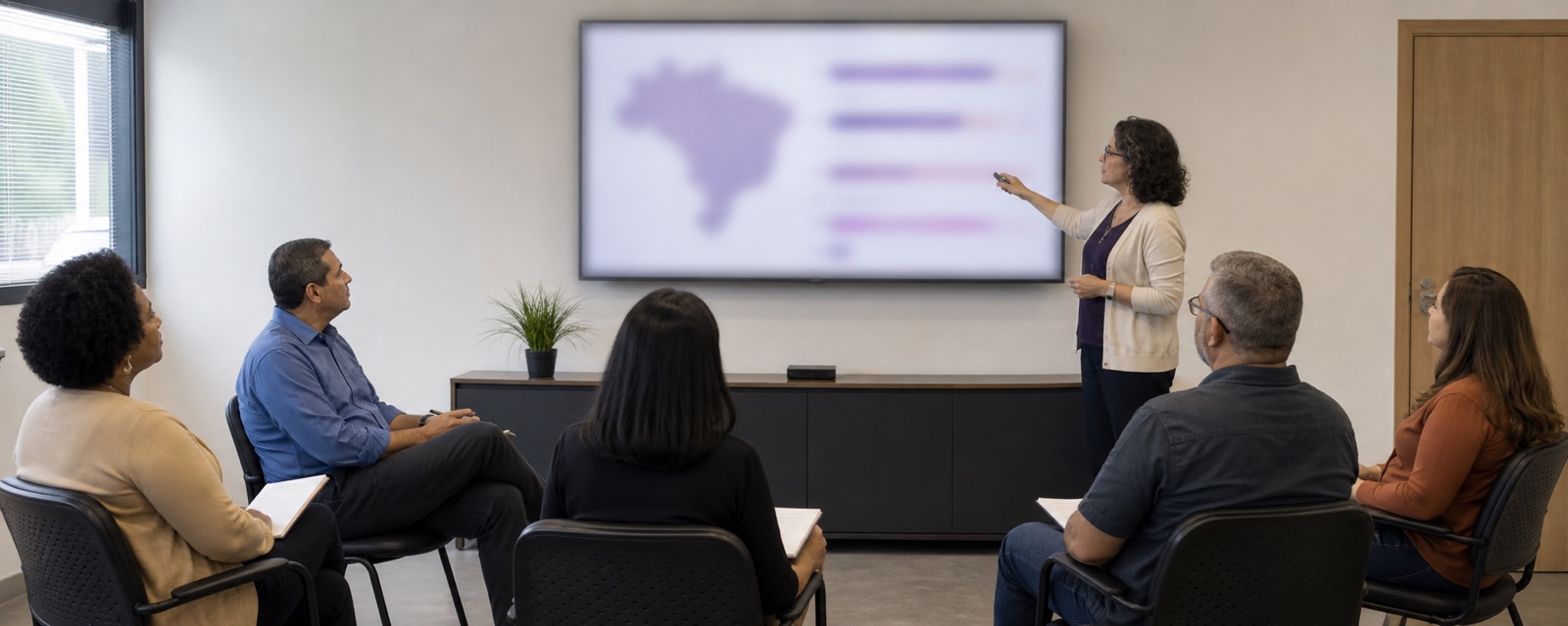 Apropriar-se do painel é seguir um percurso, do semestre à ação registrada.